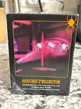 Moving Projector - Halloween Spider Light (Pink)